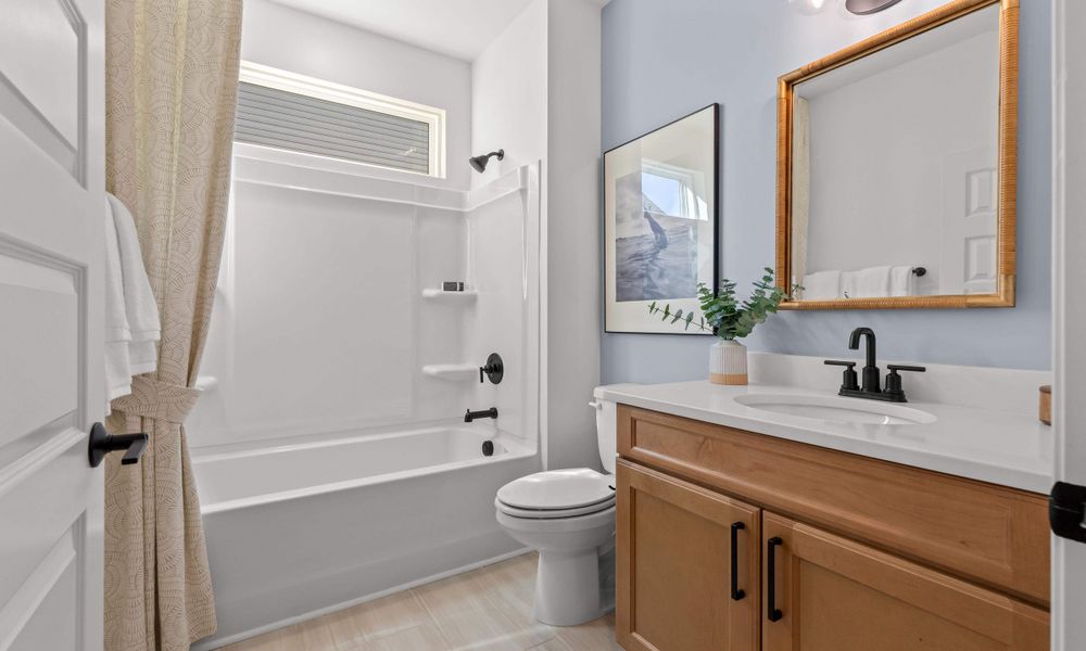 Representative furnished interior of a home built from the The Surfrider by Chesapeake Homes in The Willows, Loris (Image 28).