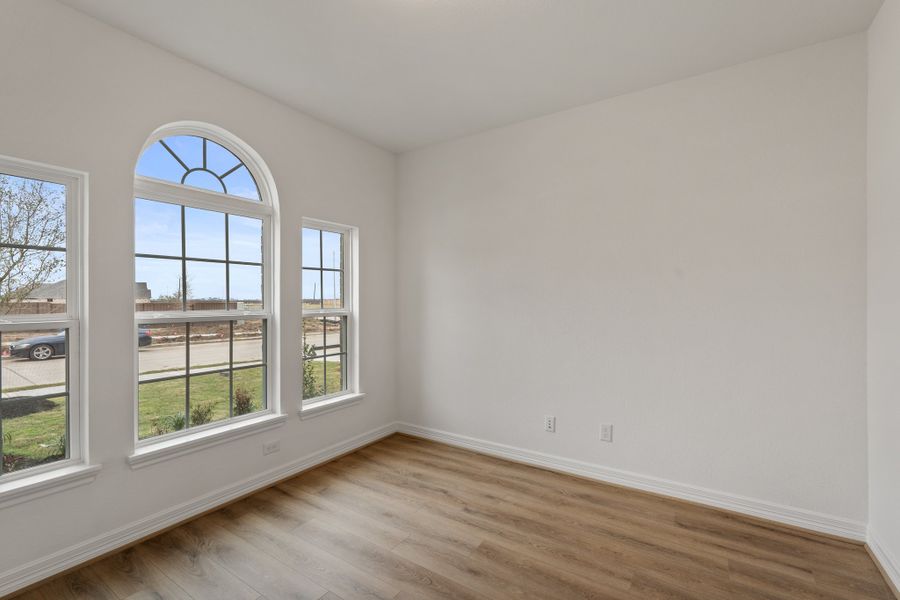 Study. Note: Sample product photo - actual exterior and interior selections may vary by homesite