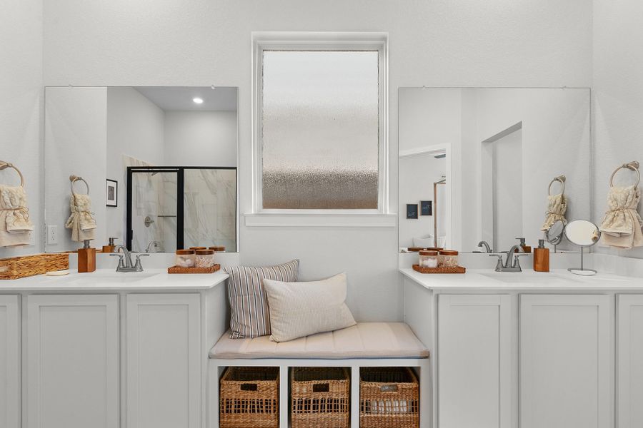 Representative furnished interior of a home built from the Wilshire by Chesmar Homes in Stream Waters, Seguin (Image 9). Representative furnished interior of a home built from the Wilshire by Chesmar Homes in Stream Waters, Seguin (Image 9).