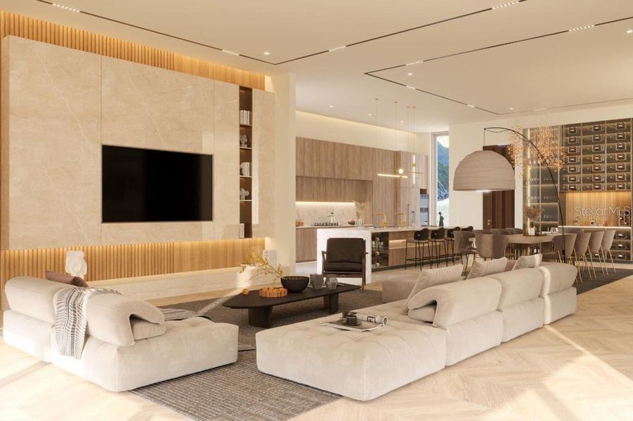 Furnished interior view inside a new home in , Sarasota (Image 5).