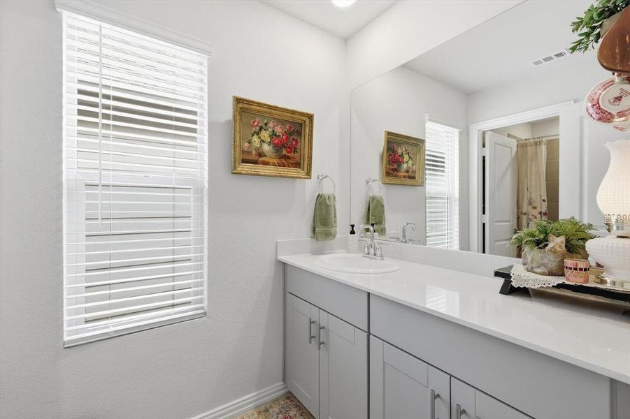 Furnished interior view inside a new home in Ashford Park - Cottage Series, Corinth (Image 28).