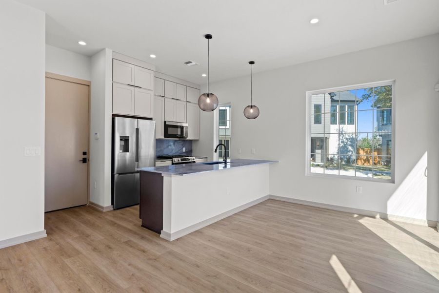 Furnished interior view inside a new home in , Austin (Image 12).