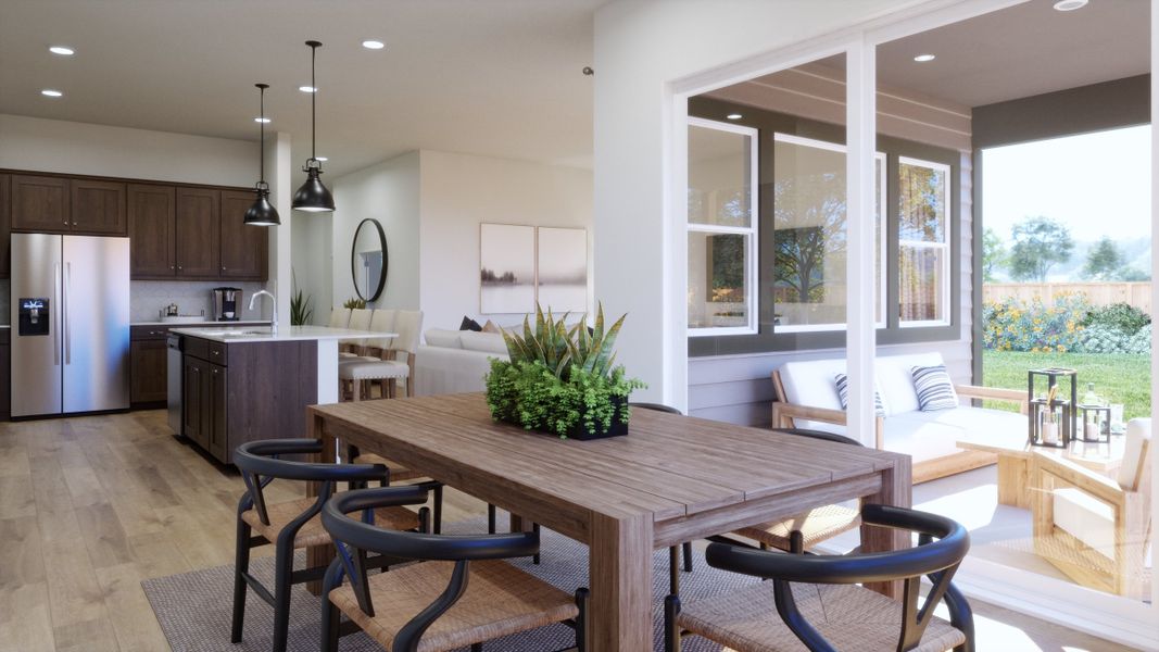 Representative furnished interior of a home built from the Plan 5001 by Risewell Homes in The Estates Collection at Talon Pointe, Thornton (Image 10).