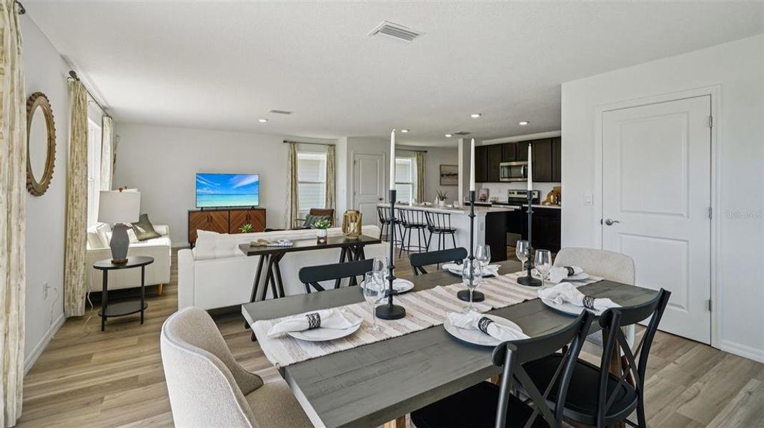 Furnished interior view inside a new home in Twisted Oaks, Wildwood (Image 17).