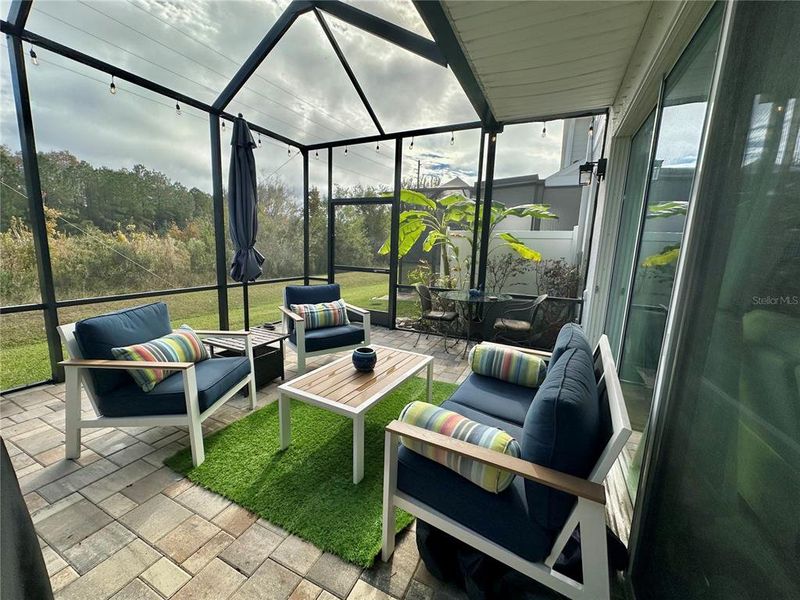 Exterior details and patio area of a home in , Land O' Lakes (Image 23). Exterior details and patio area of a home in , Land O' Lakes (Image 23).