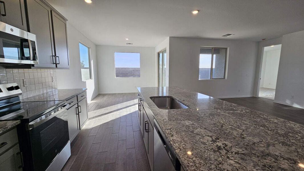 Kitchen and dining nook