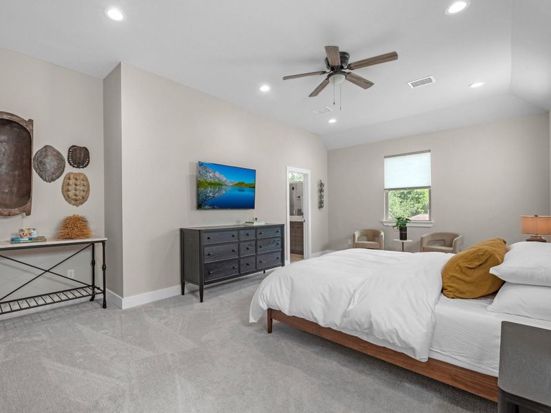 Furnished interior view inside a new home in , Houston (Image 17).