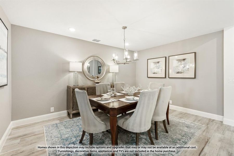 Furnished interior view inside a new home in North Grove, Waxahachie (Image 17).
