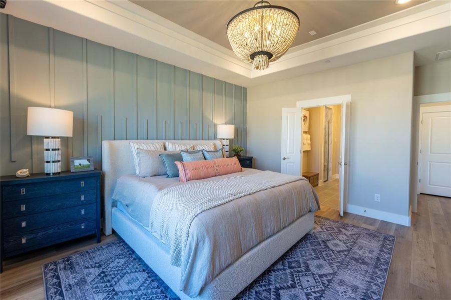 Furnished interior view inside a new home in , Prosper (Image 36).