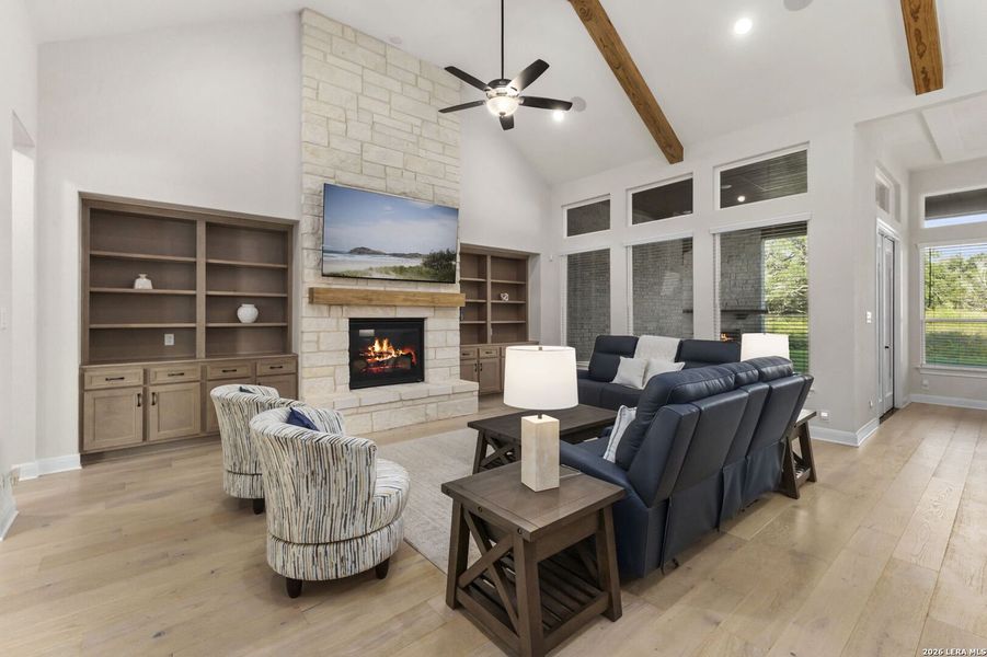 Furnished interior view inside a new home in Waldsanger, New Braunfels (Image 13).