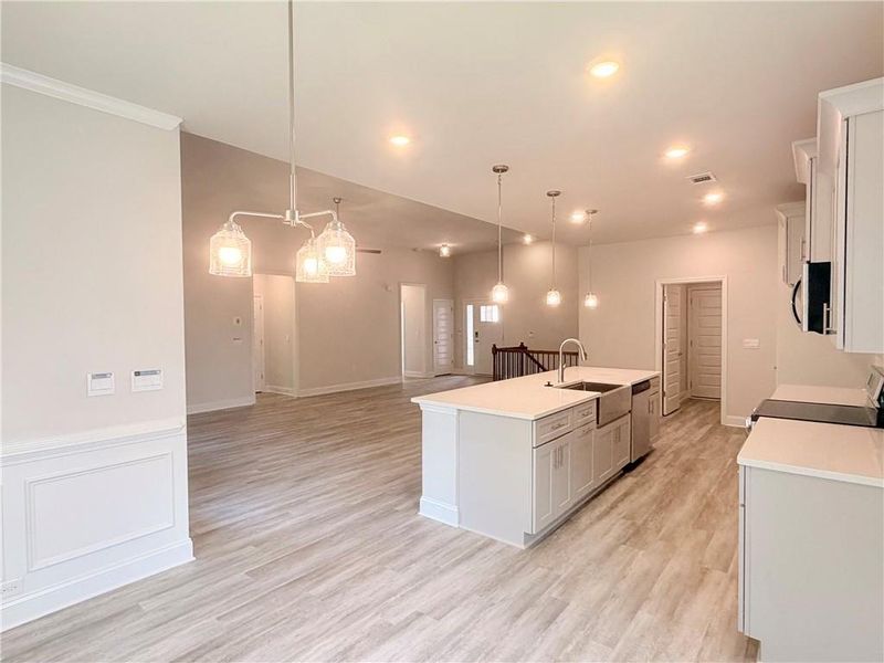 Furnished interior view inside a new home in Magnolia Villas, Cornelia (Image 5).