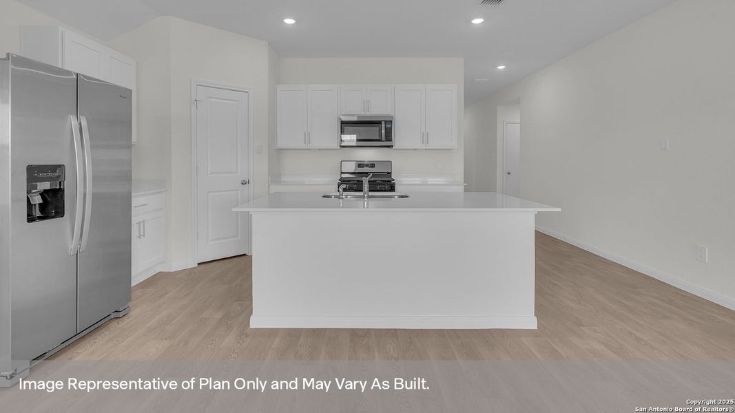 Furnished interior view inside a new home in Trace, San Marcos (Image 6).