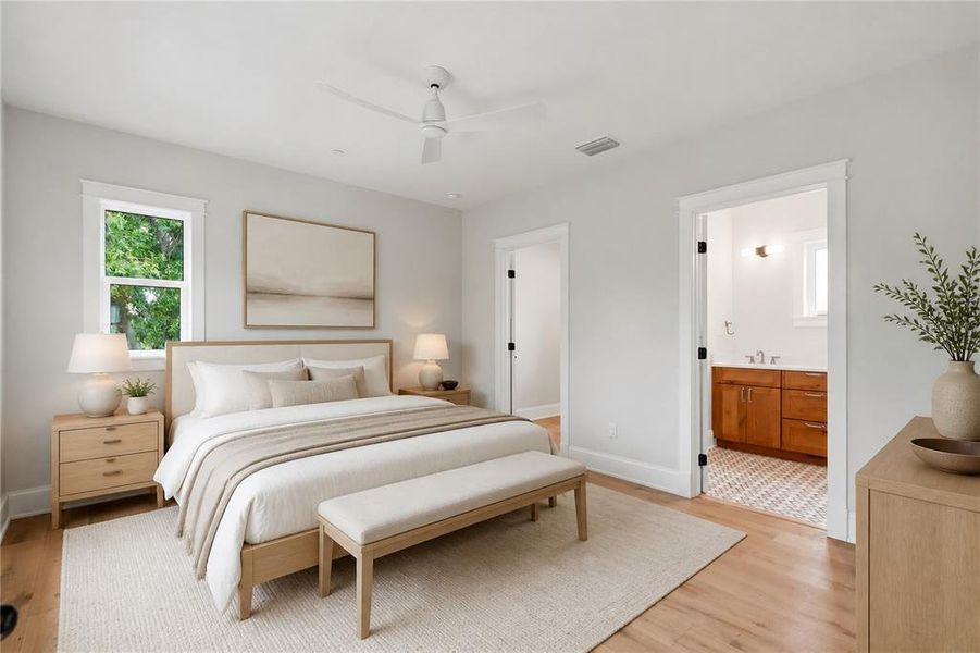 Furnished interior view inside a new home in , St. Petersburg (Image 15).