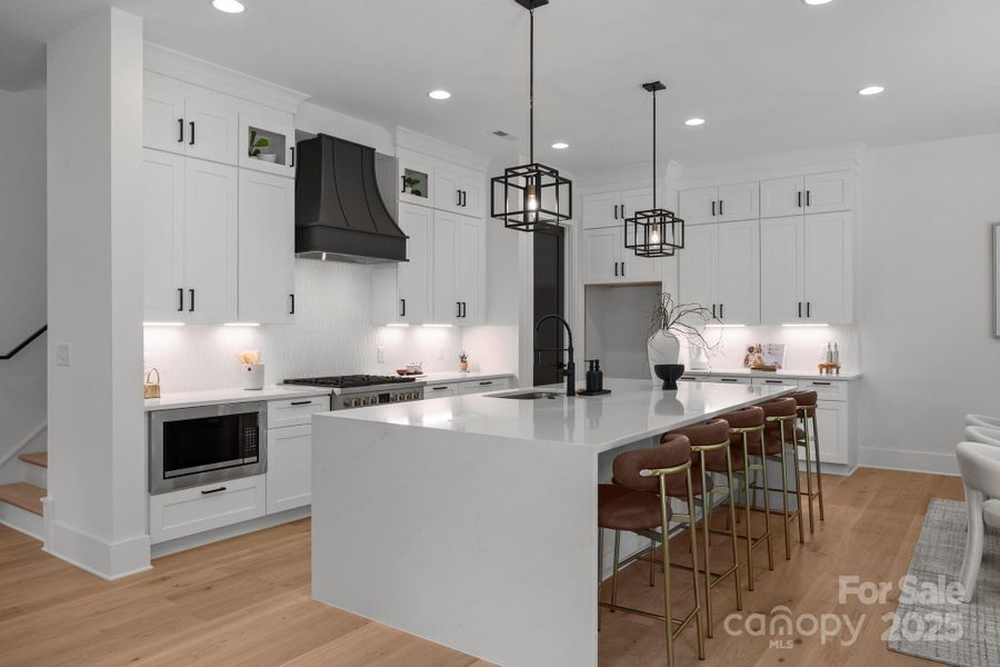 Furnished interior view inside a new home in , Charlotte (Image 25).