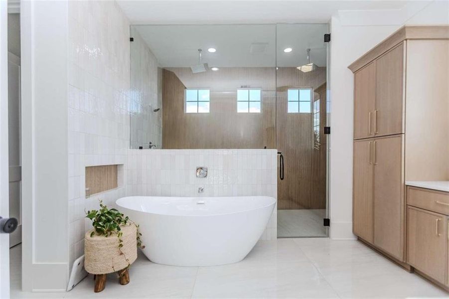 Furnished interior view inside a new home in , Dacula (Image 40).