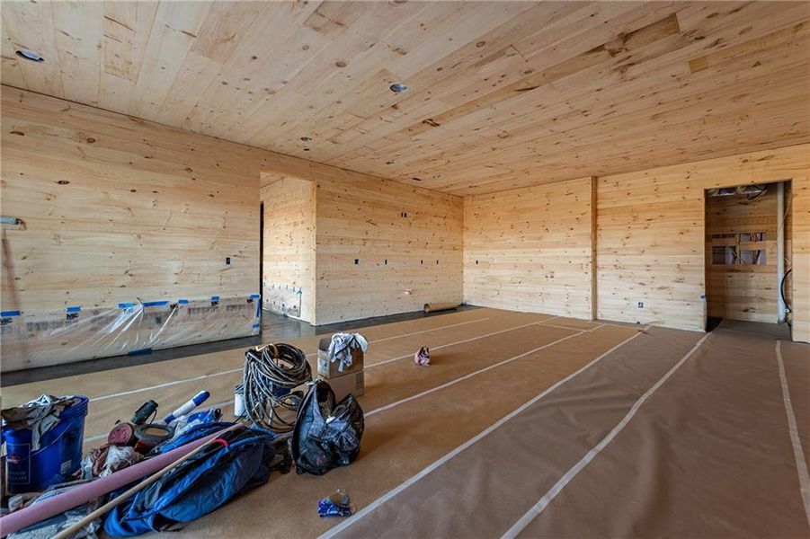 In-progress construction of a new home in , Blue Ridge, GA (Image 13).