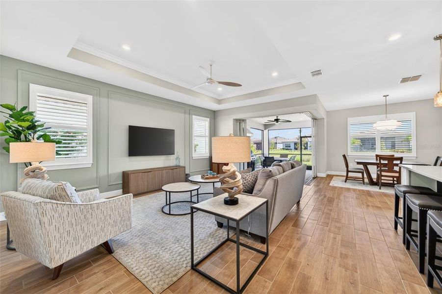 Furnished interior view inside a new home in , Englewood (Image 8).