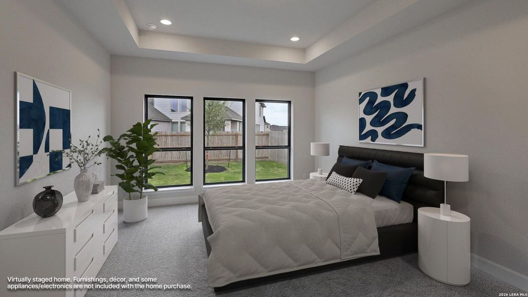 Furnished interior view inside a new home in Alsatian Oaks, Castroville (Image 7).