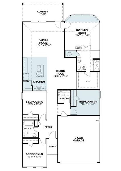 2D floor plan layout of this home in Ambrose, La Marque, TX (Image 4). 2D floor plan layout of this home in Ambrose, La Marque, TX (Image 4).