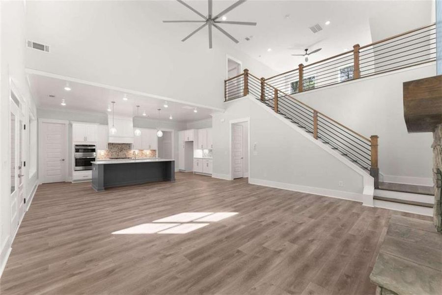 Spacious, unfurnished interior of a new home in , Clarkesville (Image 41).