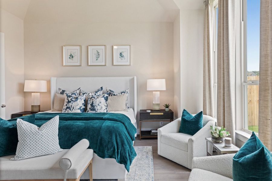 Representative Primary Bedroom - some options shown Representative Primary Bedroom - some options shown