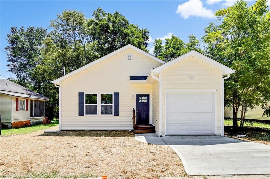 Front exterior of a new home in , Cedartown, GA, highlighting curb appeal (Image 15).