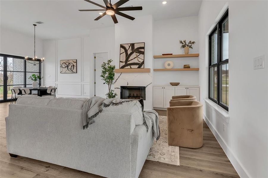 Furnished interior view inside a new home in , Joshua (Image 27).