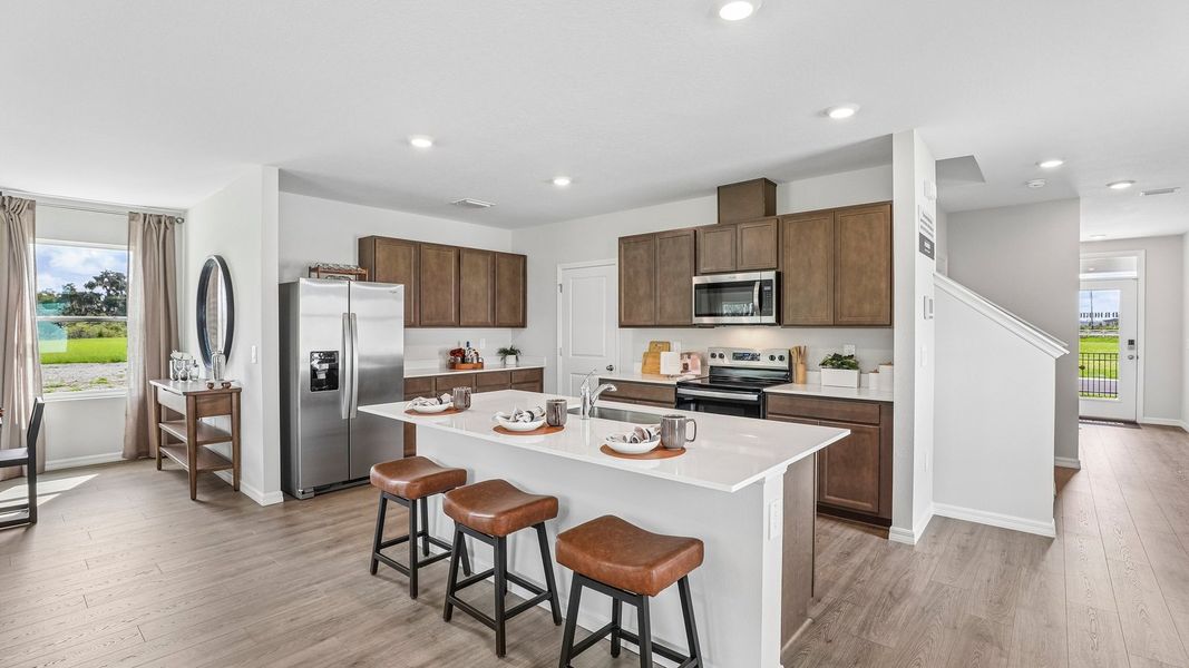 Furnished interior view inside a new home in Farm at Varrea, Plant City (Image 14).
