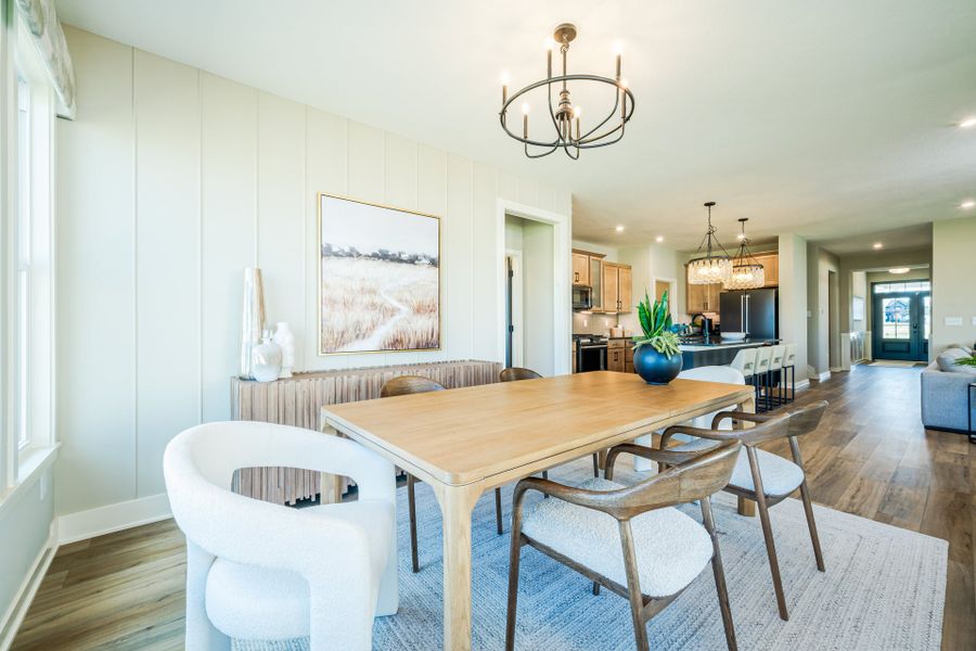Representative furnished interior of a home built from the Camden by Fischer Homes in Easton Park, Dallas (Image 19).