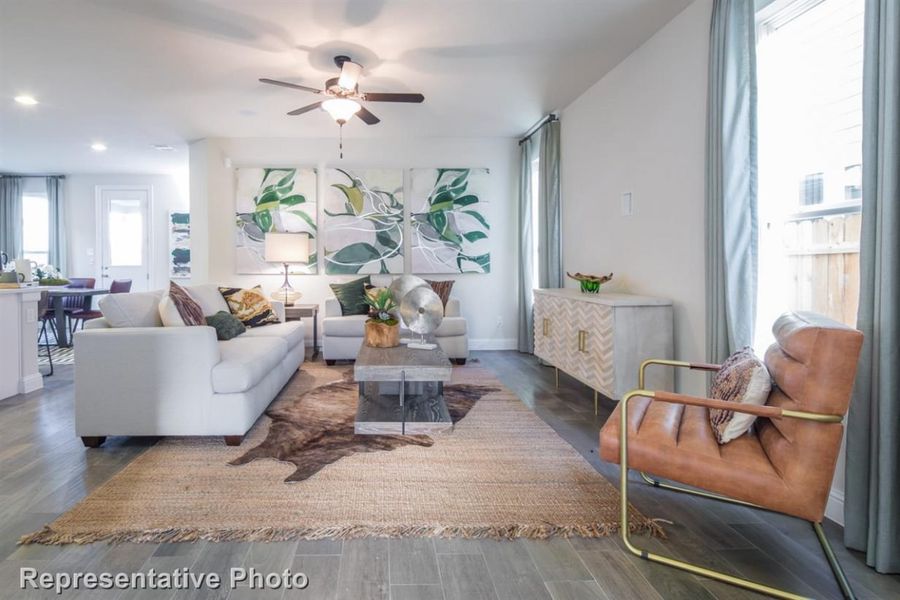 Representative furnished interior of a home built from the Hymeadow 2595 by Brohn Homes in Hymeadow, Maxwell (Image 27).