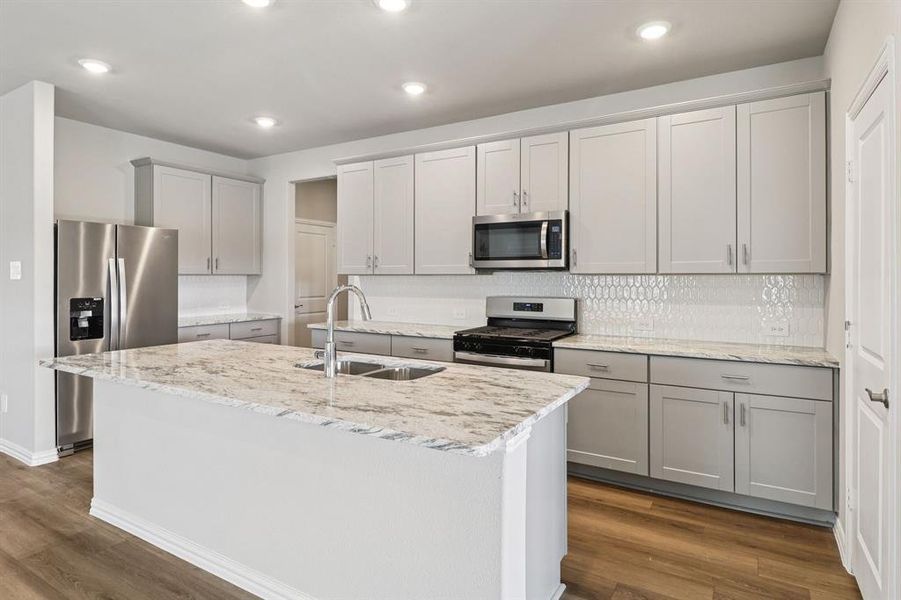 Photo is not of the actual home, but is an inspirational photo of builder’s model home and may depict options, furnishings, and/or decorator features that are not included.