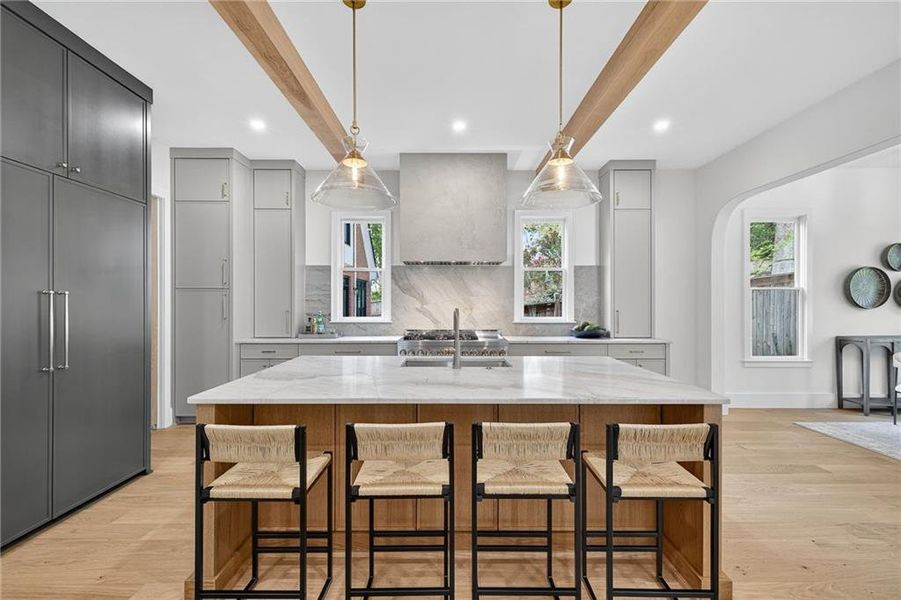 Furnished interior view inside a new home in , Atlanta (Image 15).