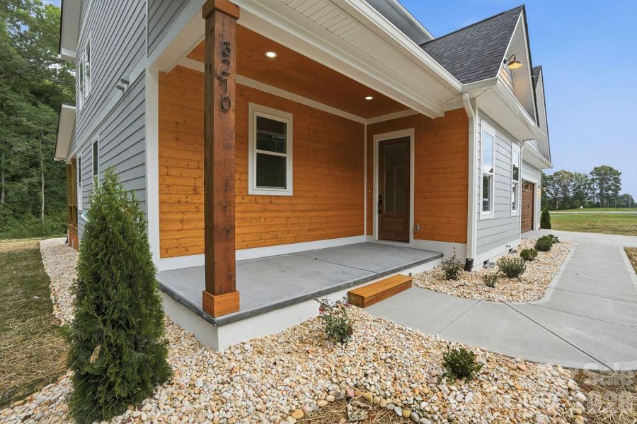 Exterior details and patio area of a home in , Marshville (Image 3).