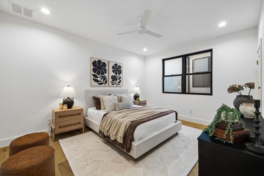 Furnished interior view inside a new home in , Houston (Image 24).