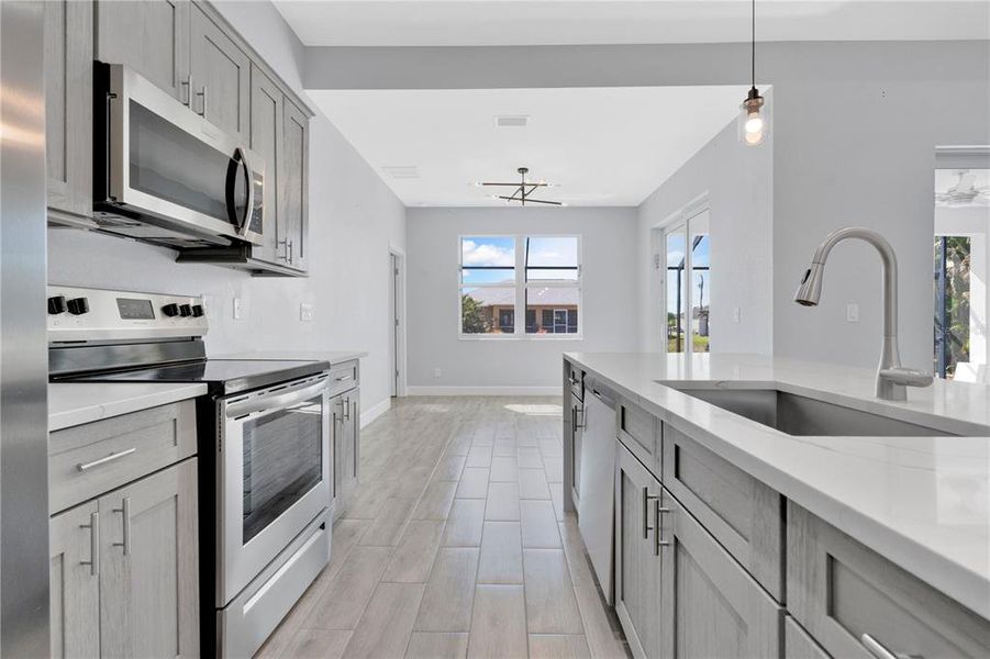 Furnished interior view inside a new home in , Cape Coral (Image 11).