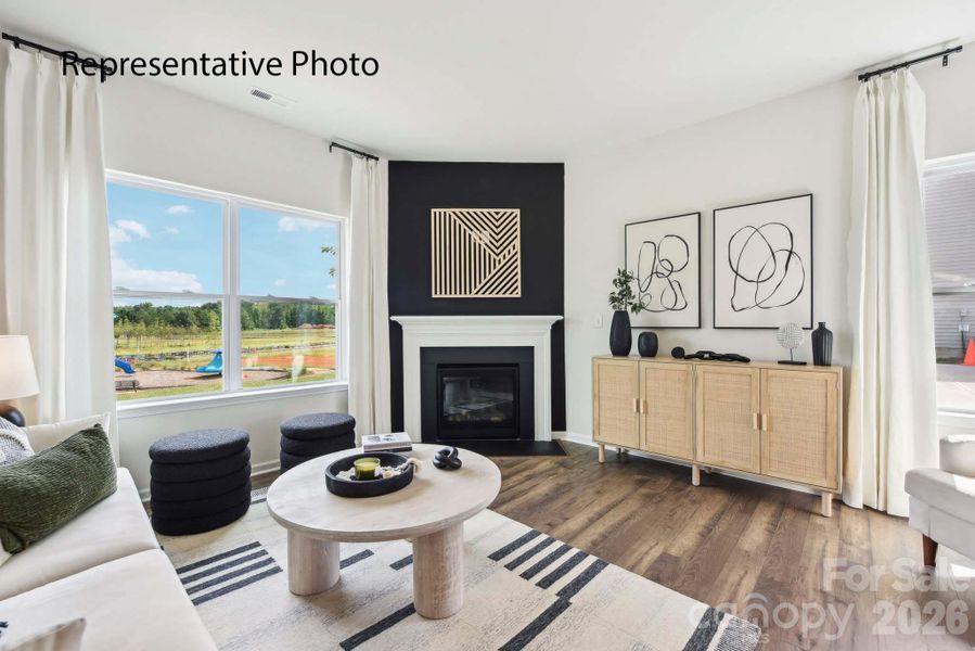 Furnished interior view inside a new home in Fergus Crossing, York (Image 3).