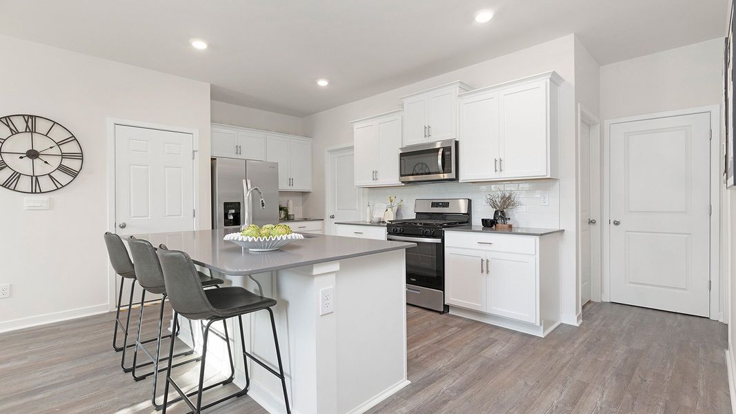 Furnished interior view inside a new home in Reedy Creek Preserve, Charlotte (Image 5).