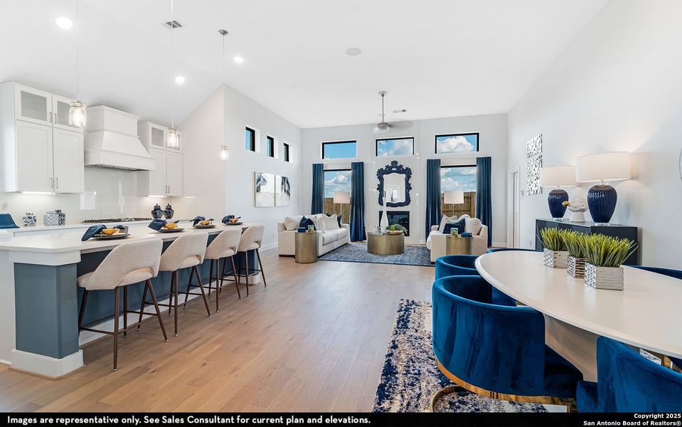 Furnished interior view inside a new home in Megan's Landing, Castroville (Image 8). Furnished interior view inside a new home in Megan's Landing, Castroville (Image 8).