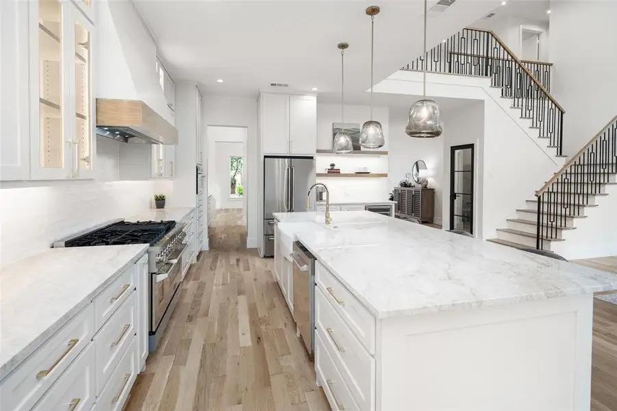 Furnished interior view inside a new home in , Dallas (Image 10).