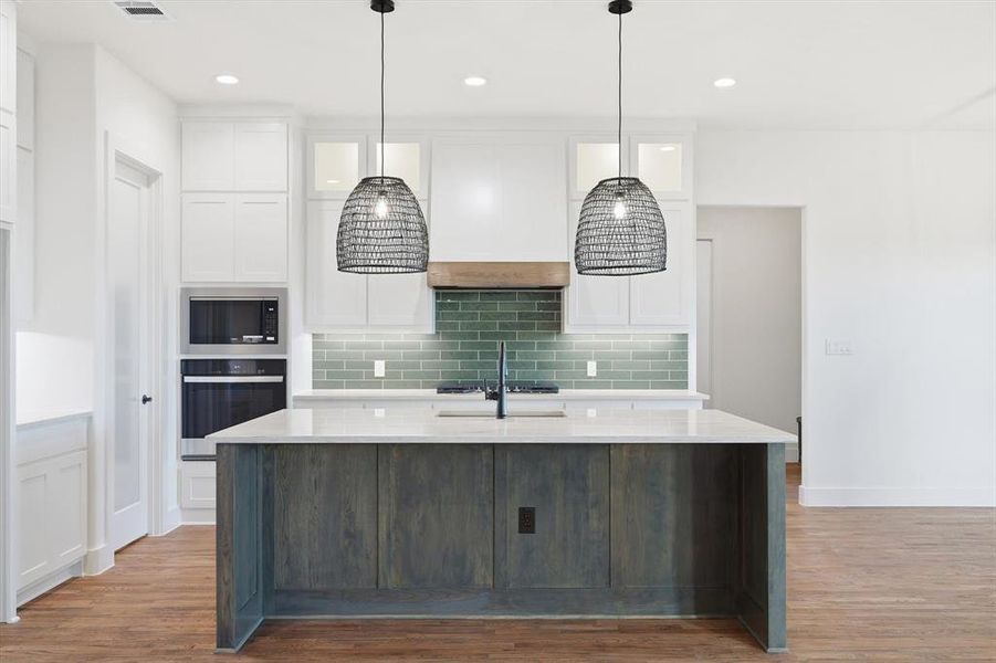 Furnished interior view inside a new home in , Godley (Image 6).