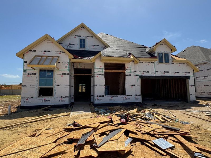 In-progress construction of a new home in Legacy, League City, TX (Image 19).