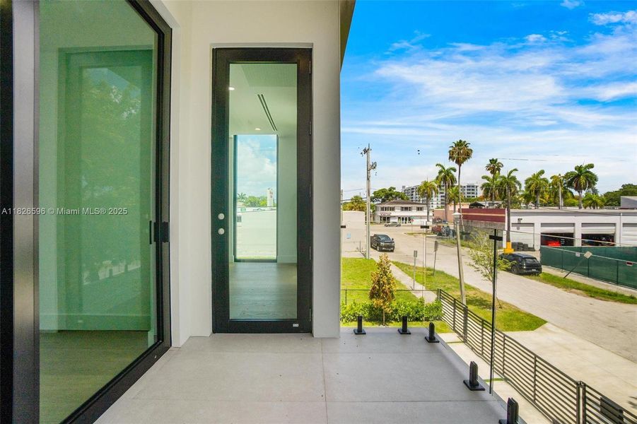 Exterior details and patio area of a home in , Miami (Image 32). Exterior details and patio area of a home in , Miami (Image 32).