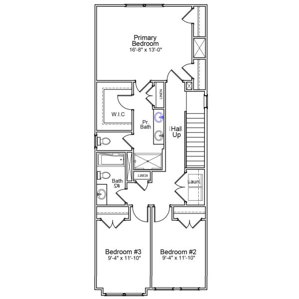 2D floor plan layout of this home in Laurinton Farms, Hopkins, SC (Image 4).