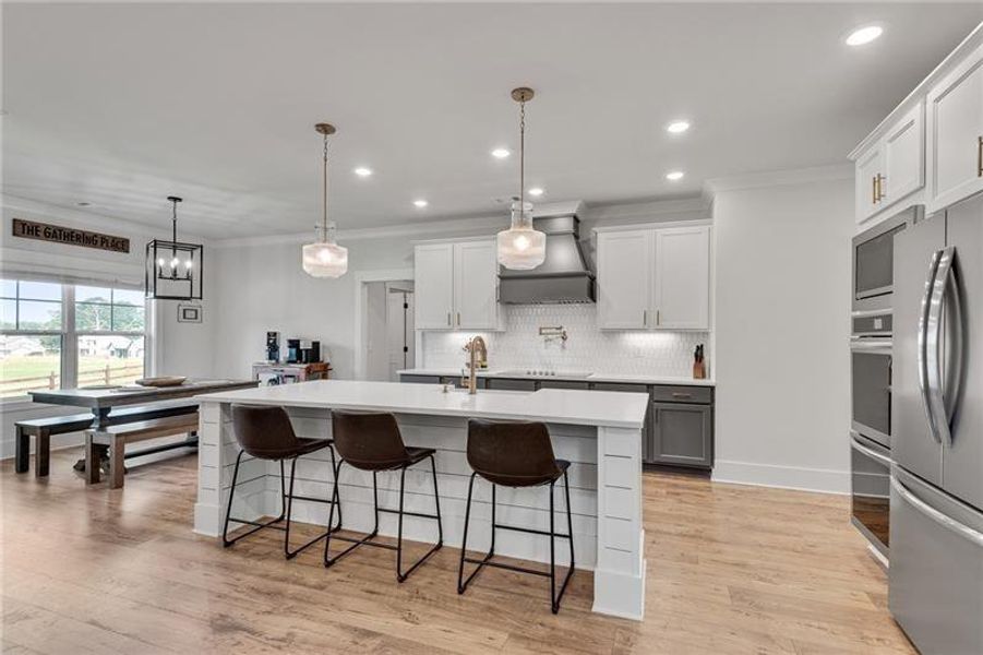 Furnished interior view inside a new home in Alcovy Station, Covington (Image 34).