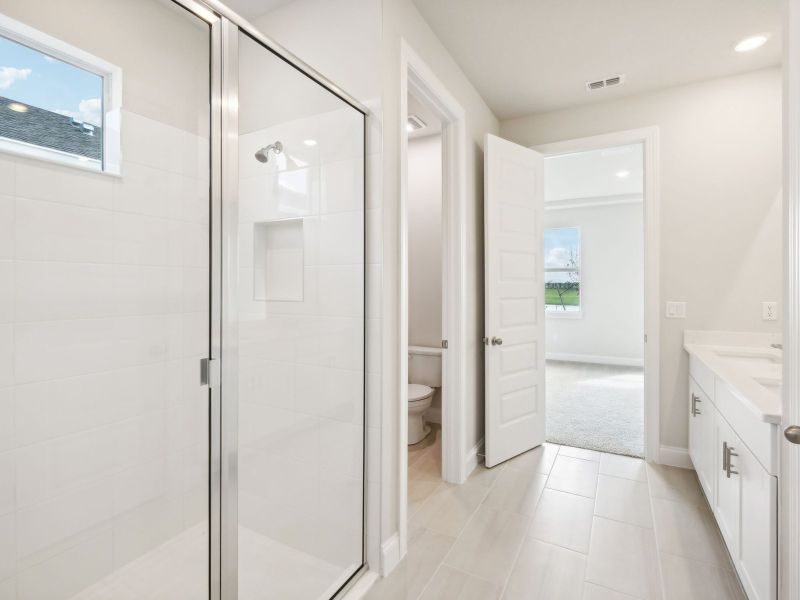 Primary Bathroom in the Bergamo floorplan at 11306 NW Firefly Court