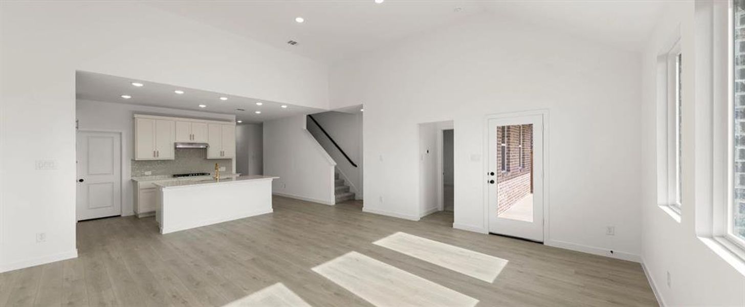 Open Kitchen-Living-Dining Room