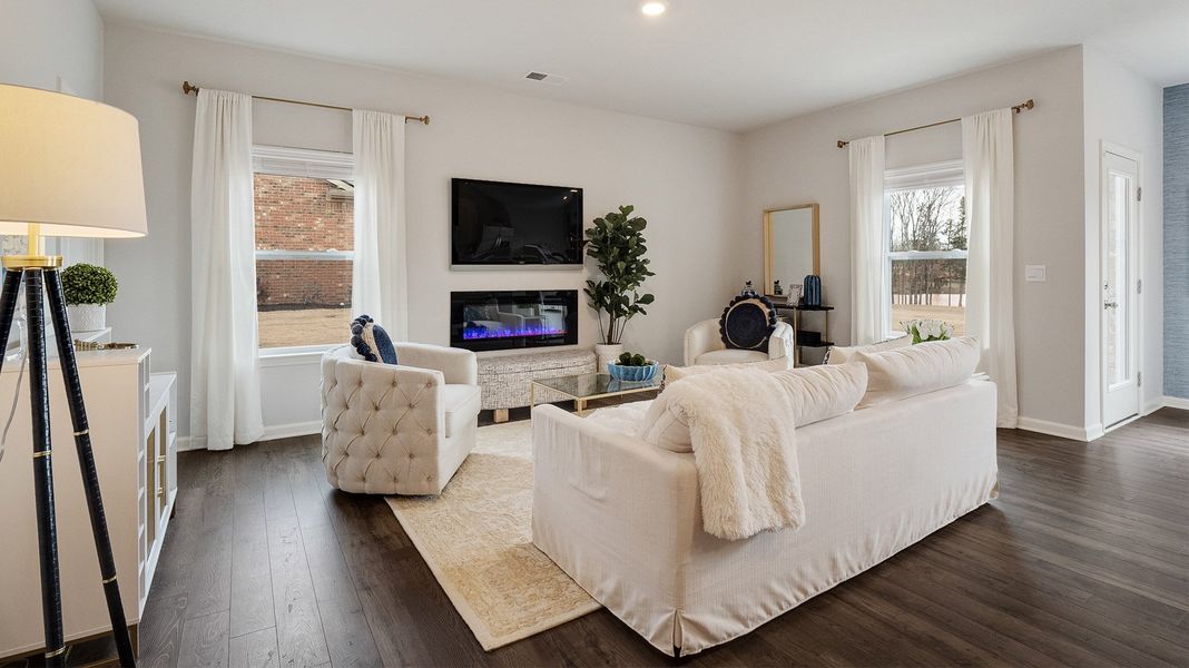 Representative furnished interior of a home built from the Salem by D.R. Horton in Shiloh Springs, Jackson (Image 5).