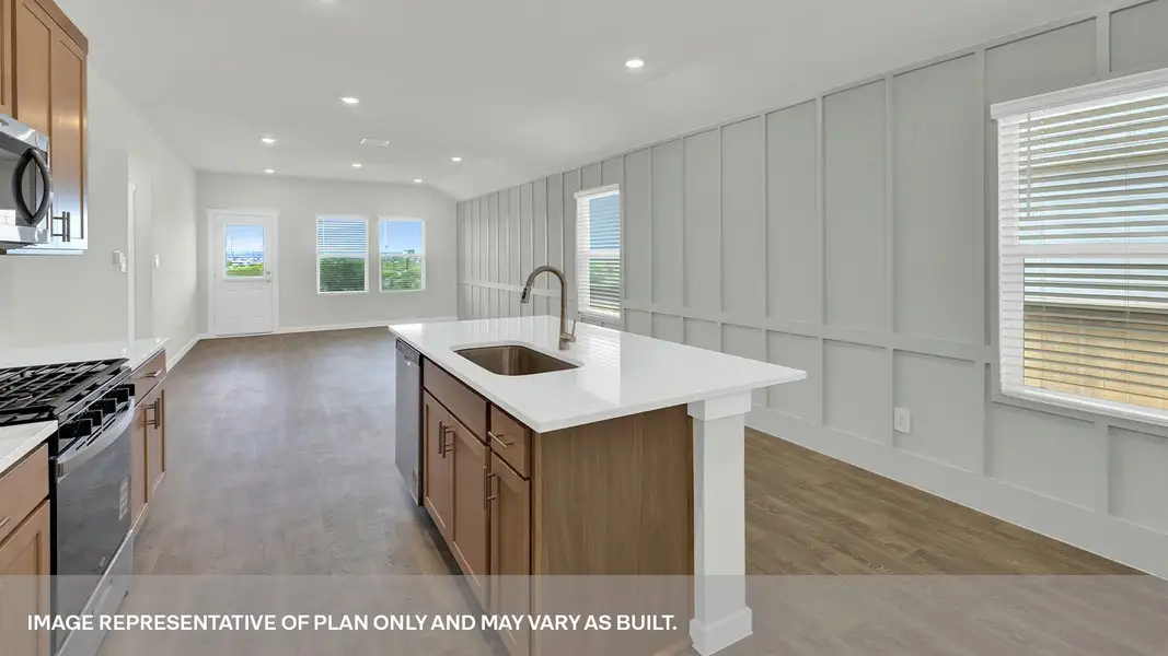 Representative furnished interior of a home built from the The Caroline by D.R. Horton in Mayfair, New Braunfels (Image 7).