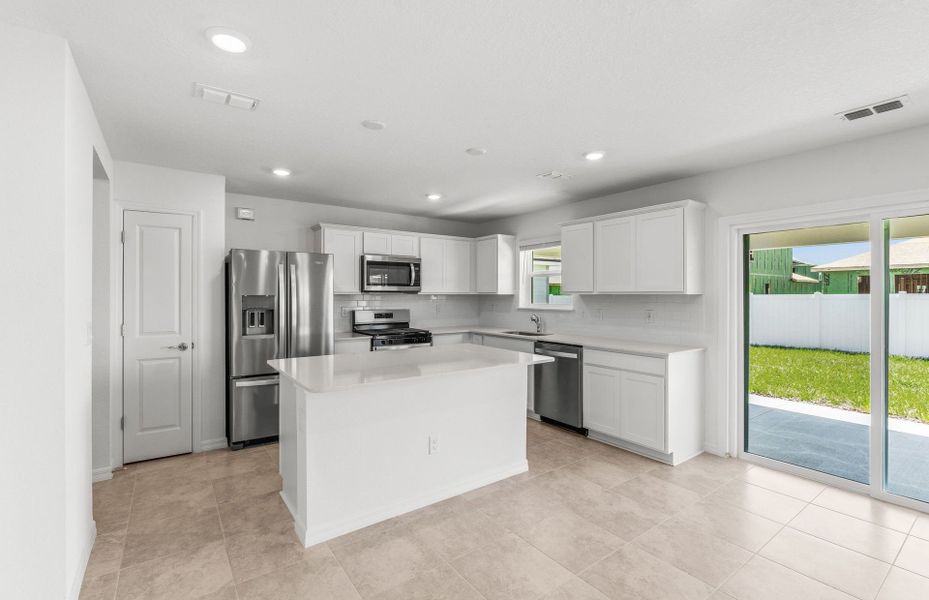 Furnished interior view inside a new home in Wells Landing, Jacksonville (Image 4).