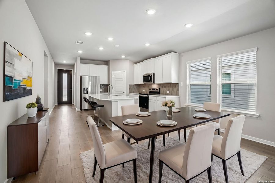 Furnished interior view inside a new home in Legendary Trails - Premier Series, Cibolo (Image 14).
